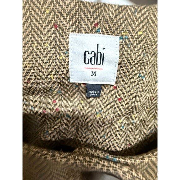 Cabi Brown Penny Blazer Jacket Button Closure Women's Size Medium Office Siren - Picture 5 of 5